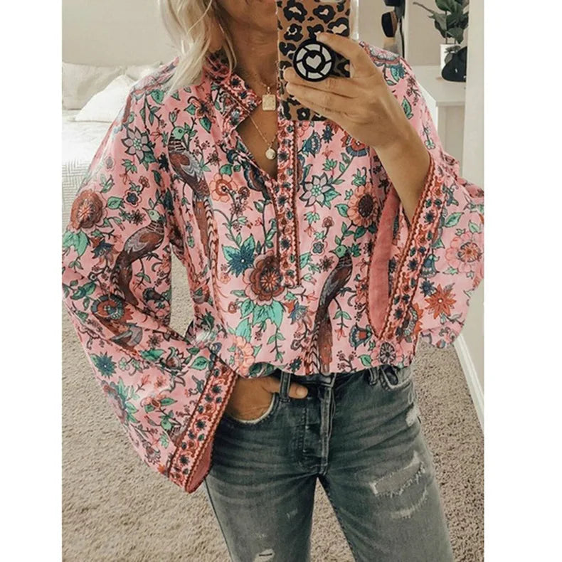 Retro Hippie Button-up